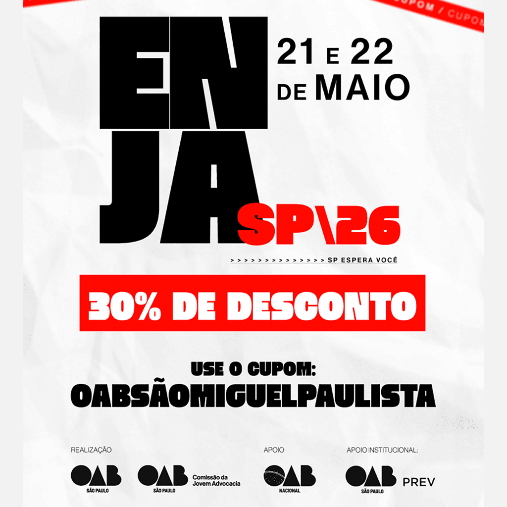 ENJA - Cupom de desconto