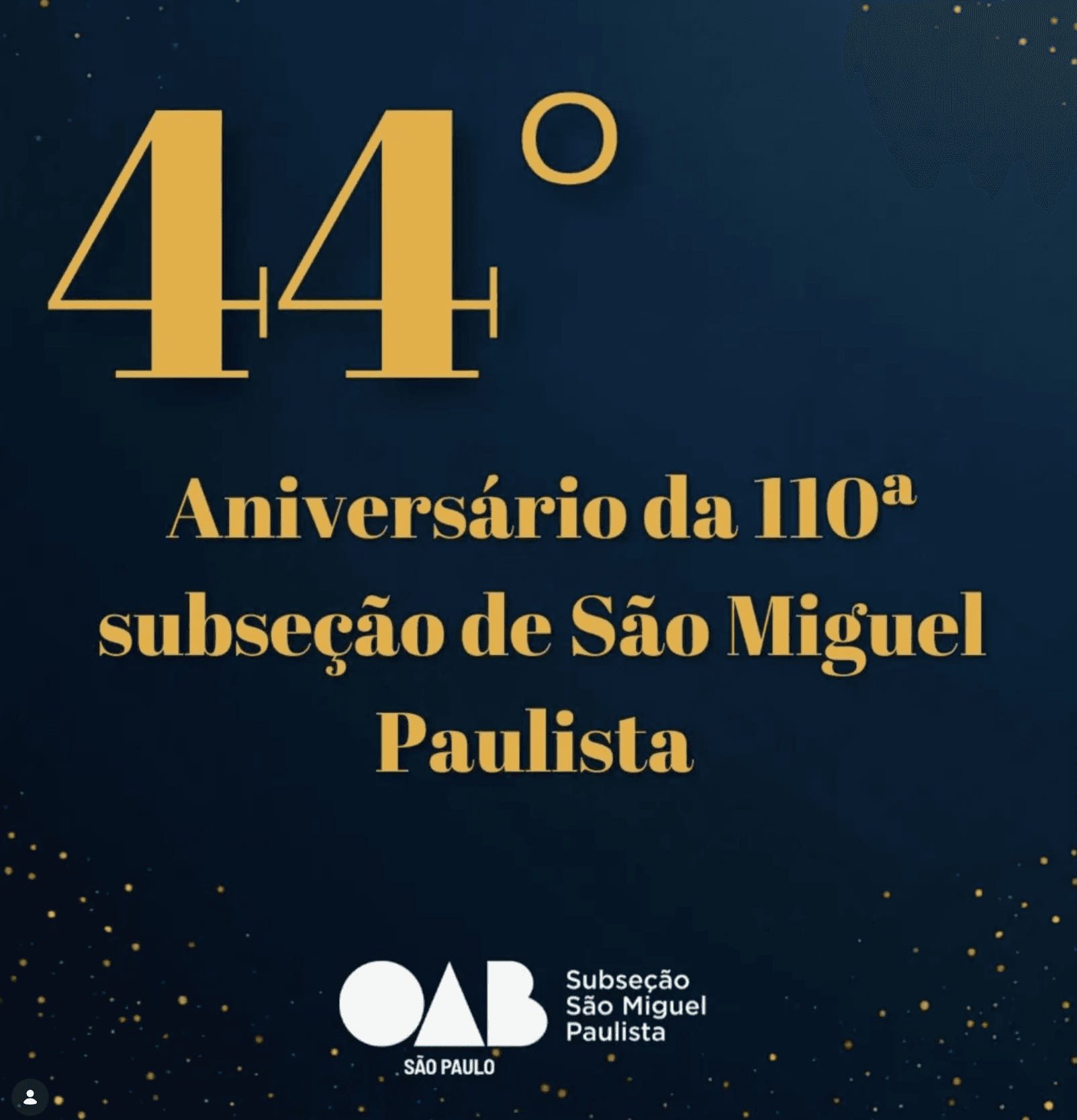 🎉 44 ANOS OAB SMP 🎉