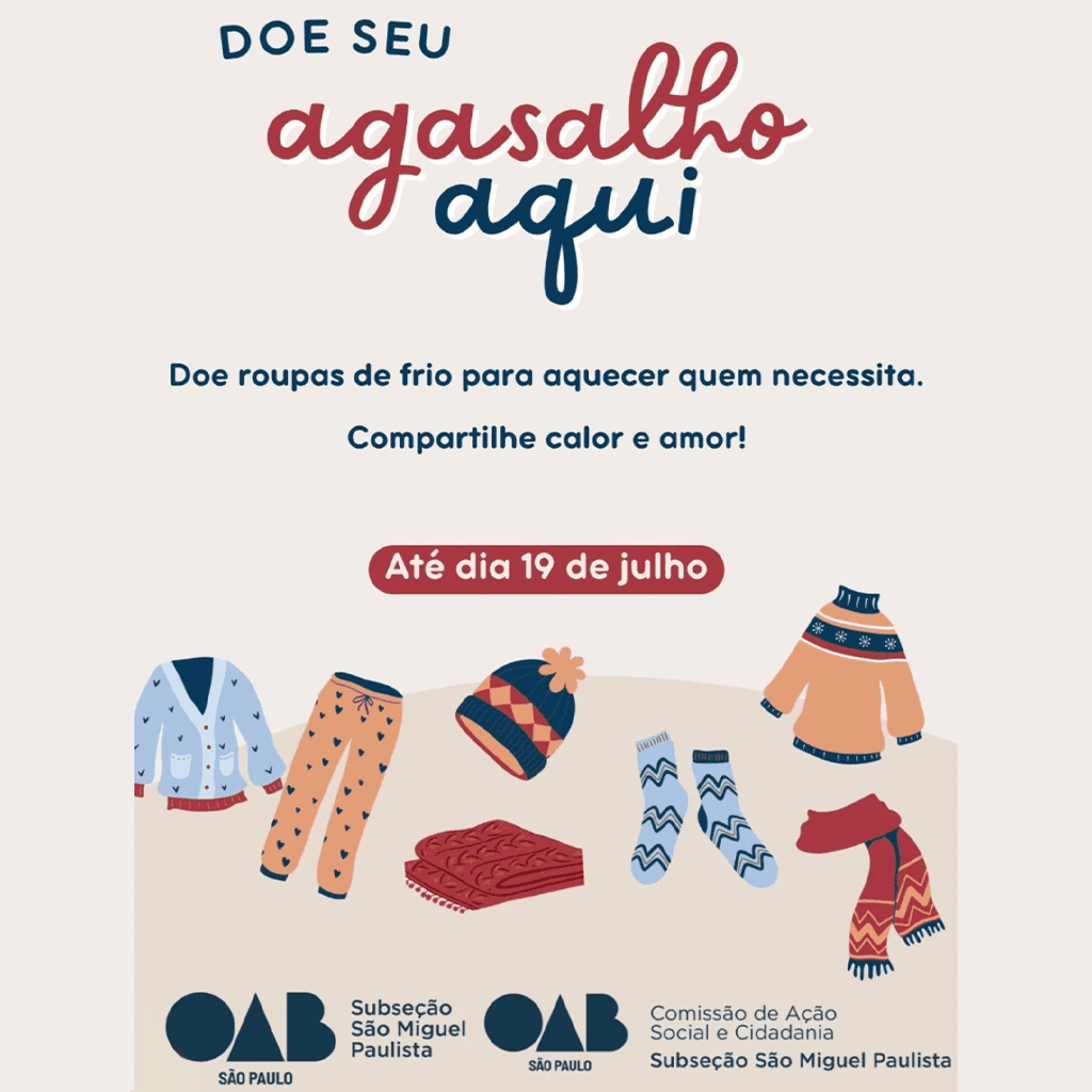 🧣❄️ Campanha do Agasalho 2026 ❄️🧣