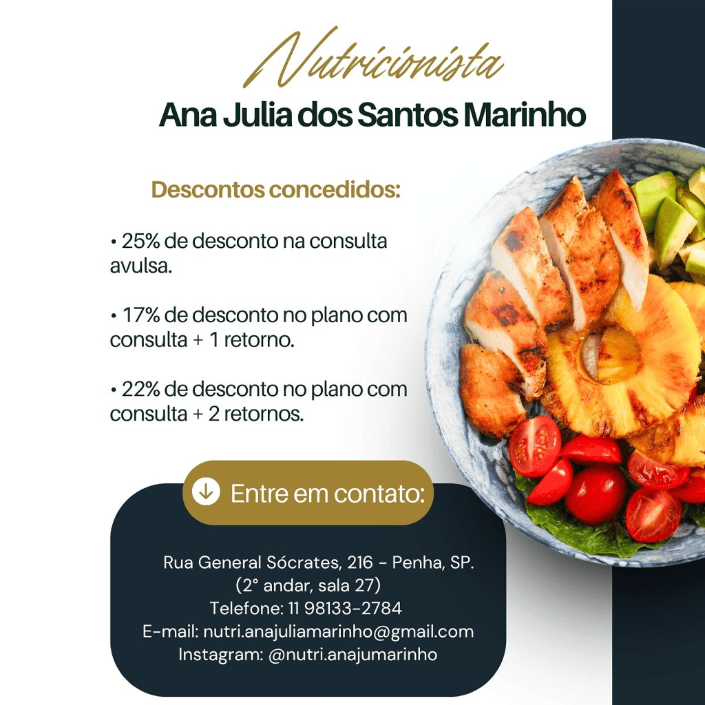 🧘🏼‍♂️ ANA JÚLIA DOS SANTOS NUTRICIONAISTA