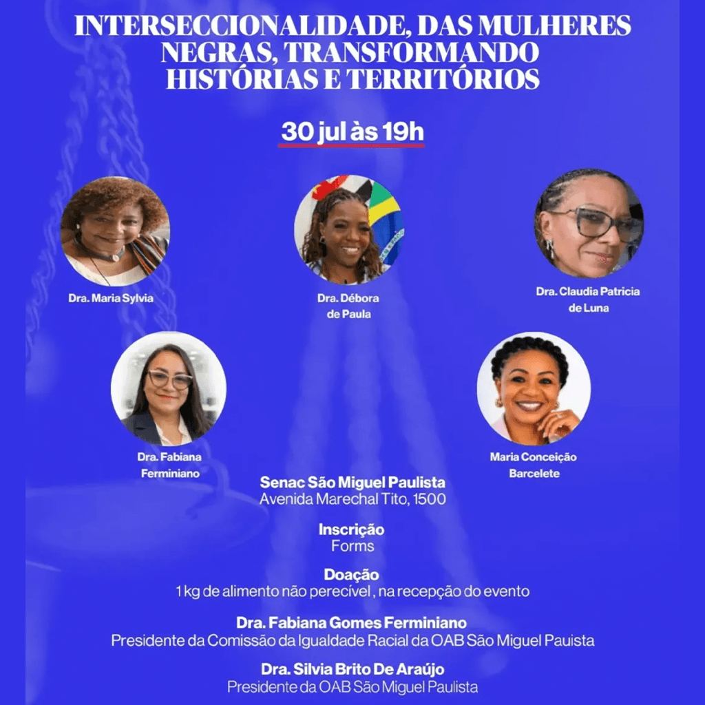 Interseccionalidade das Mulheres Negras, transformando histórias e territórios