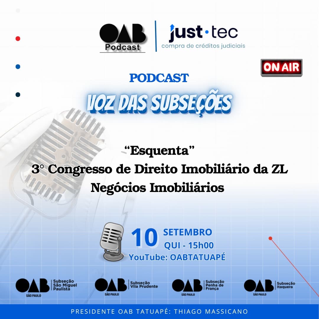 🎙️ PODCAST: "Esquenta" 3° Congresso de Direito Imobiliário da ZL