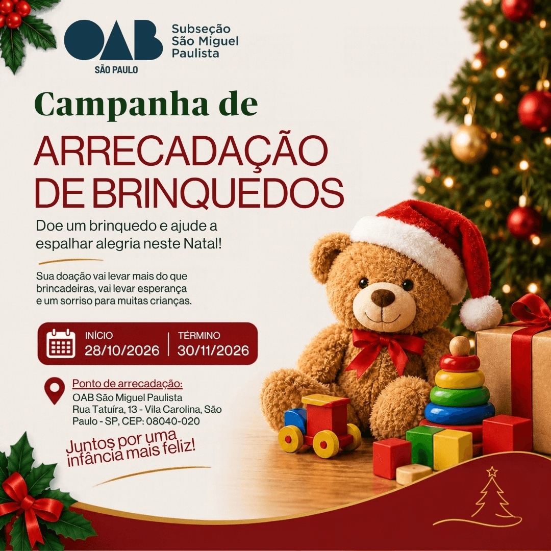 🎄🎁 Campanha de Natal (até 30/11)