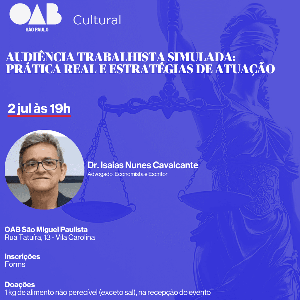 Audiência Trabalhista Simulada: Prática Real e Estratégias de atuação